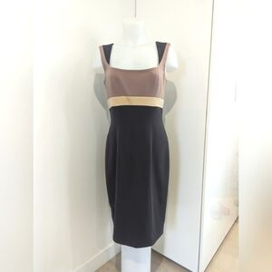 JAY GODFREY NWOT Color Block Sheath Dress; Size 6, Fit 4